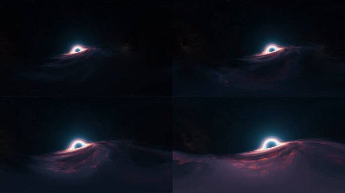 8K宇宙太空科技黑洞VR全景360