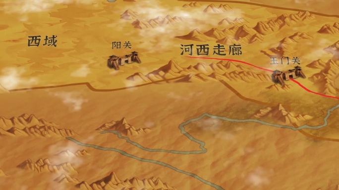 古代丝绸之路西域路线地图