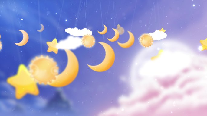 【原创】梦幻卡通儿童节舞台背景视频