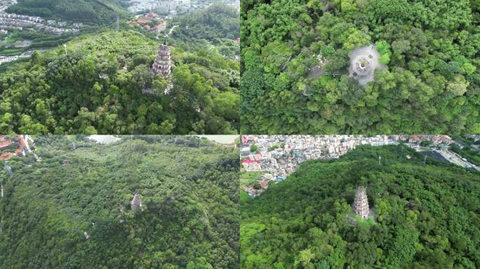 八组佛山顺德顺峰山古塔