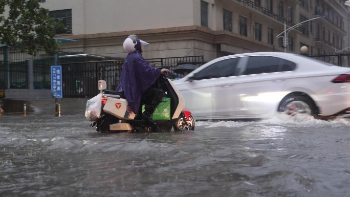 城市内涝洪水自然灾害