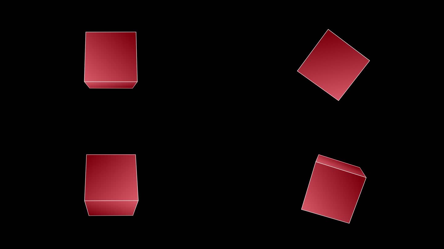 【原创】立方体展示旋转——视频元素