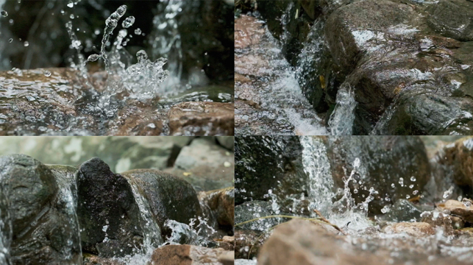 水花山间水流 溪水