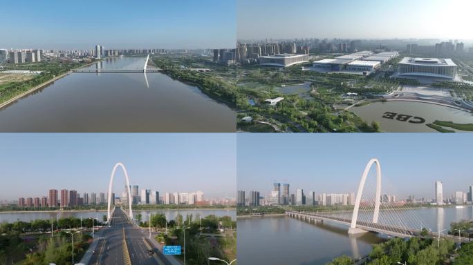 西安 浐灞 彩虹桥 灞河 会展中心