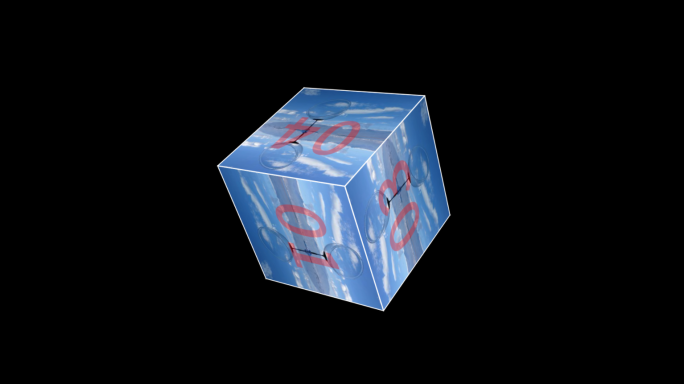 【原创】立方体图片展示旋转ae模板包装