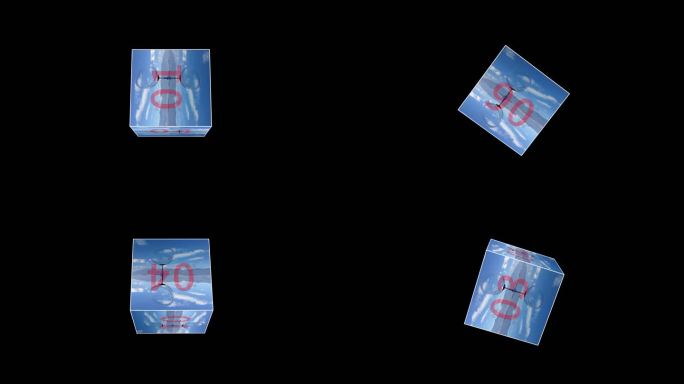 【原创】立方体图片展示旋转ae模板包装