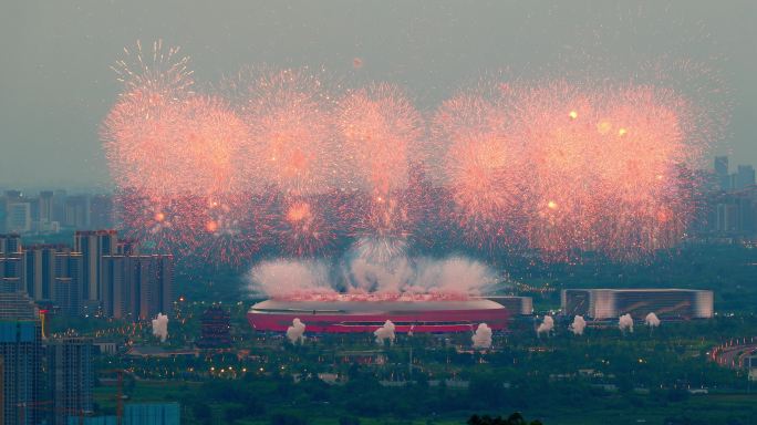 成都大运会开幕式烟花