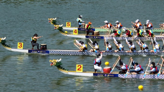 赛龙舟 水上运动 传统节日 纪念屈原