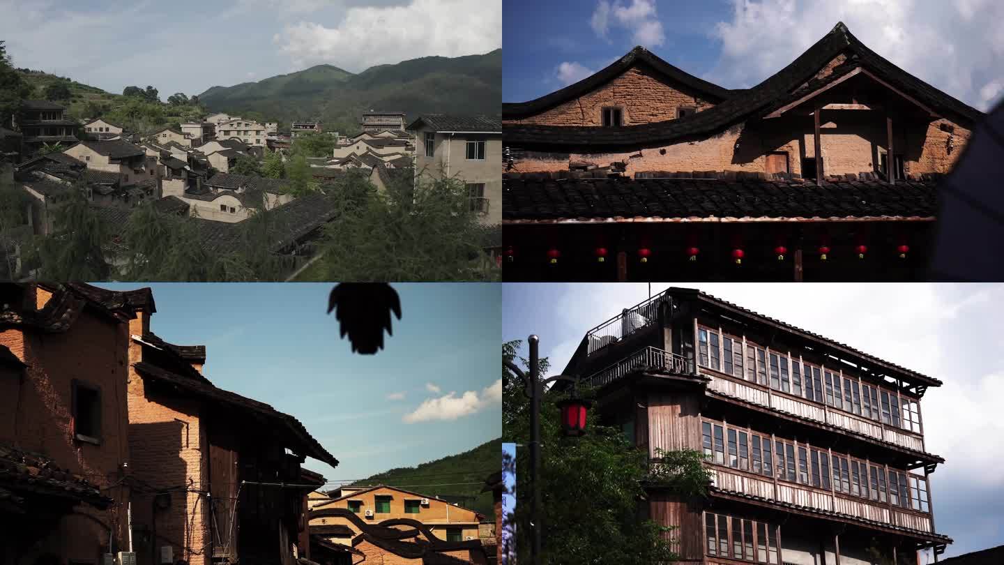 福建宁德龙潭村景区航拍