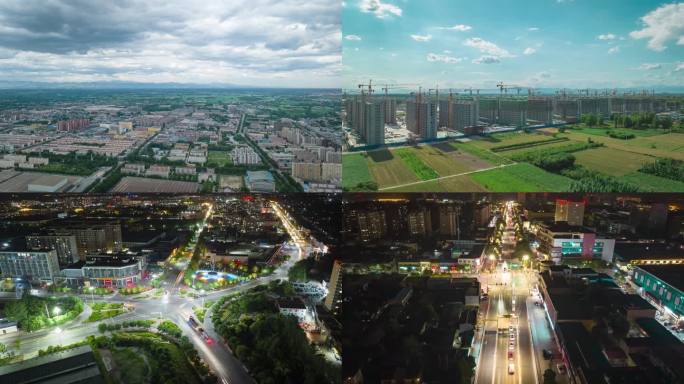 4k定兴航拍延时2023