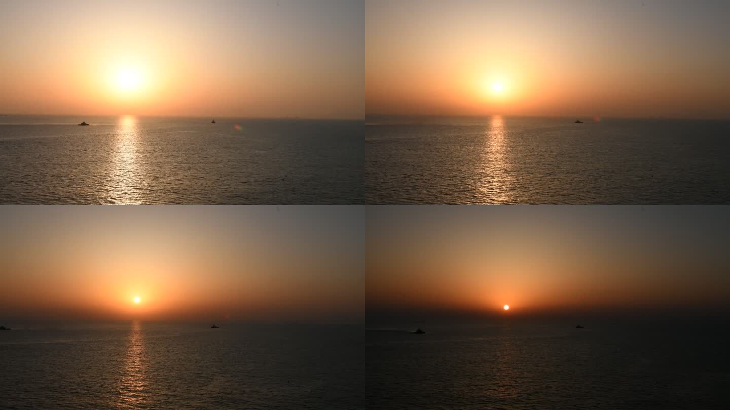 海上日落