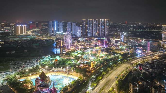 顺德欢乐海岸plus夜景延时