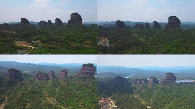 广东韶关五马归槽 韶关风景航拍 韶关奇山