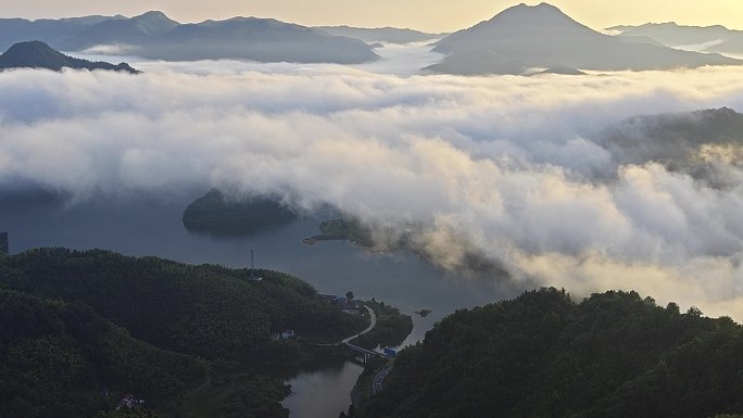 大别山云海延时