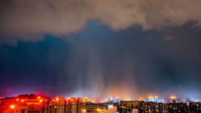 城市暴风雨