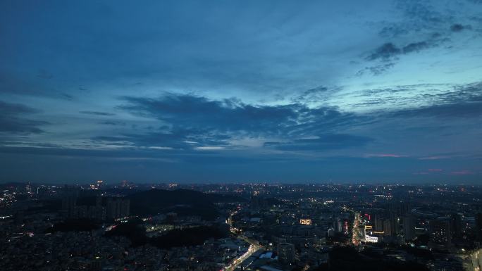 中山港 得能湖公园 夜色中山港