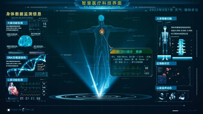 医疗科技ui界面