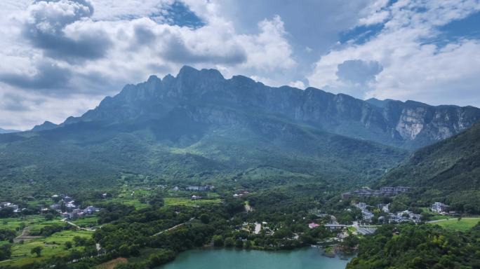 庐山五老峰下午航拍延时