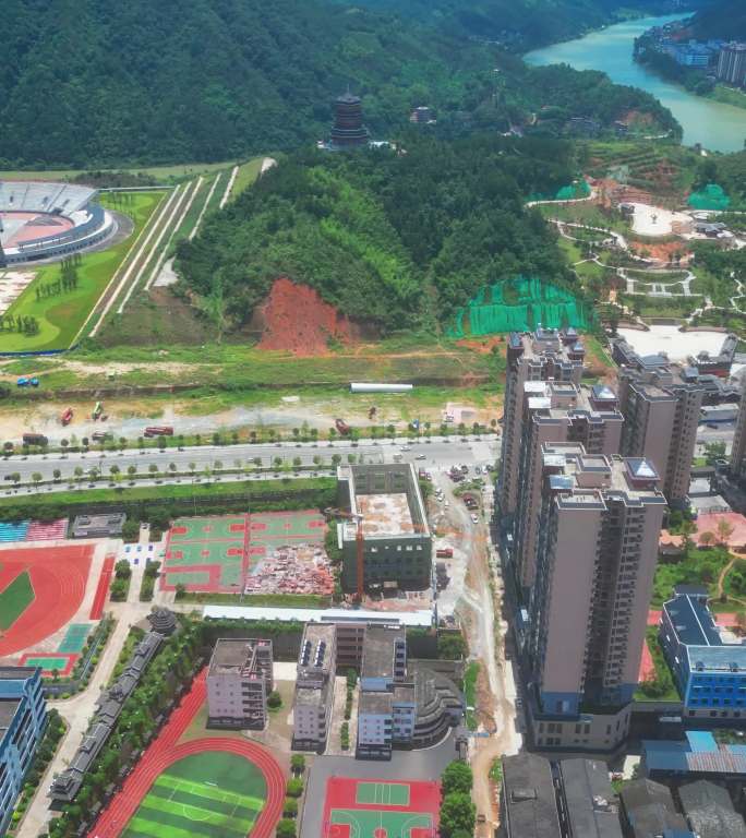 广西三江县城建筑和风雨桥