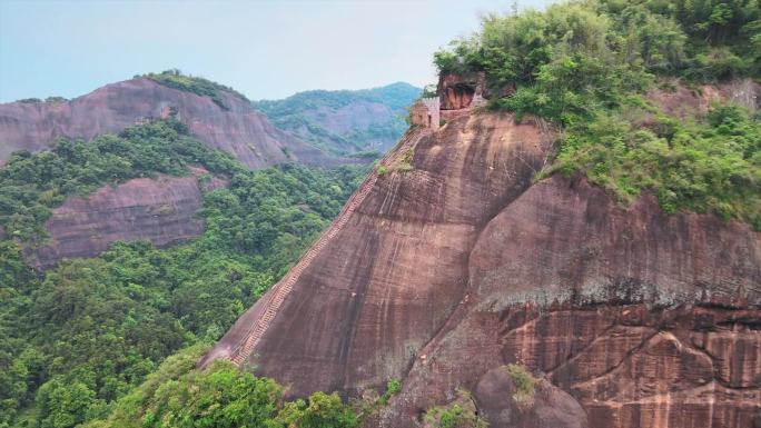 韶关奇山 韶关风景航拍 韶关丹霞风貌