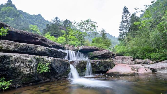 延时小溪流水