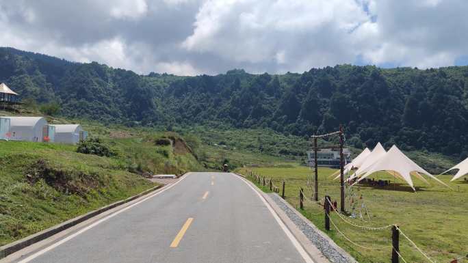 四川雅安石棉县王岗坪景区风景