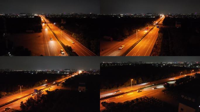 沙古公路 夜色 105国道 中山风光风景