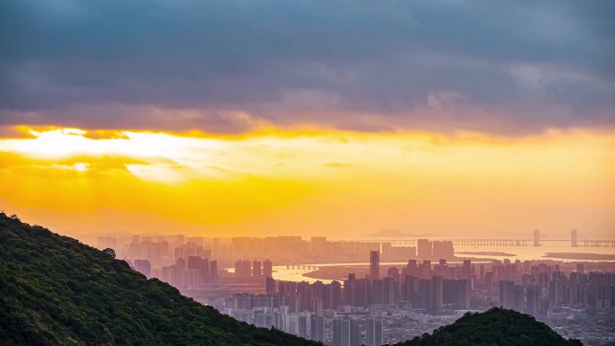 A紫帽山日出