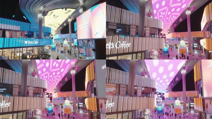 苏州金鸡湖苏州航拍云雾苏州夜景