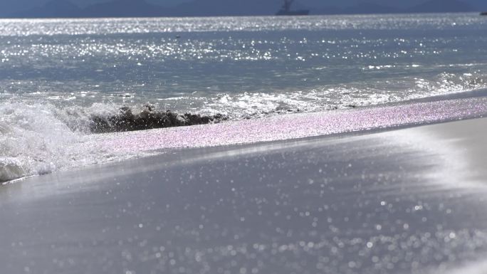 海浪 海 沙滩 海浪拍打