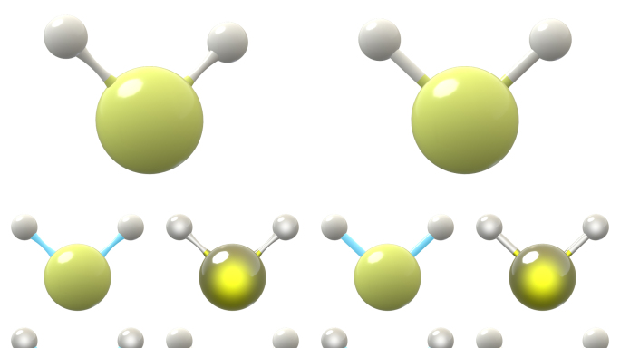 硫化氢分子动画