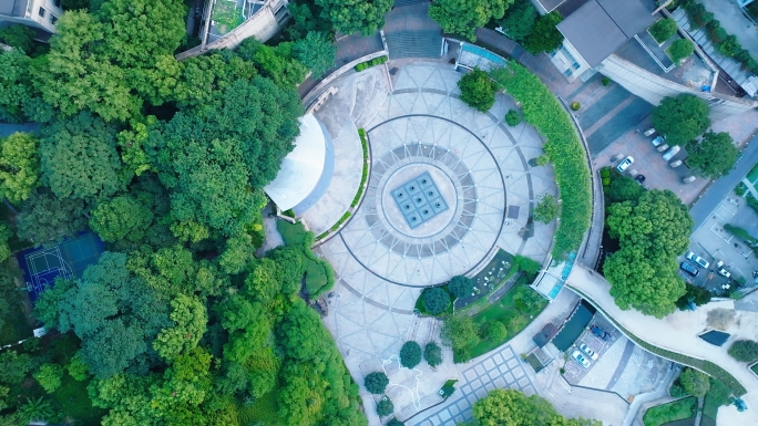 杭州西湖景区城隍阁风光地标建筑