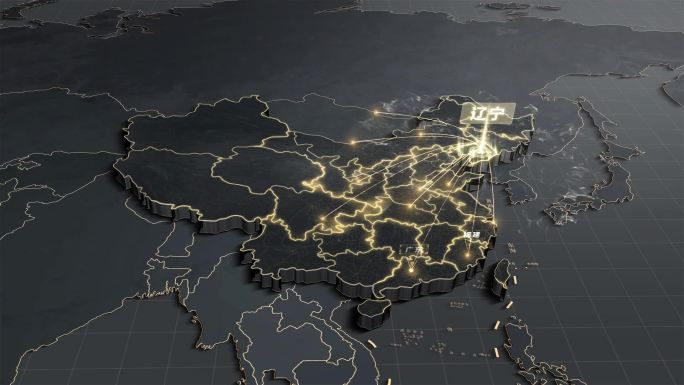 辽宁辐射覆盖中国地图