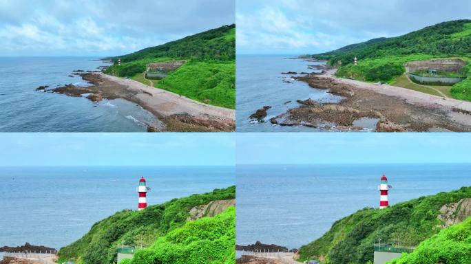 青岛海边灯塔