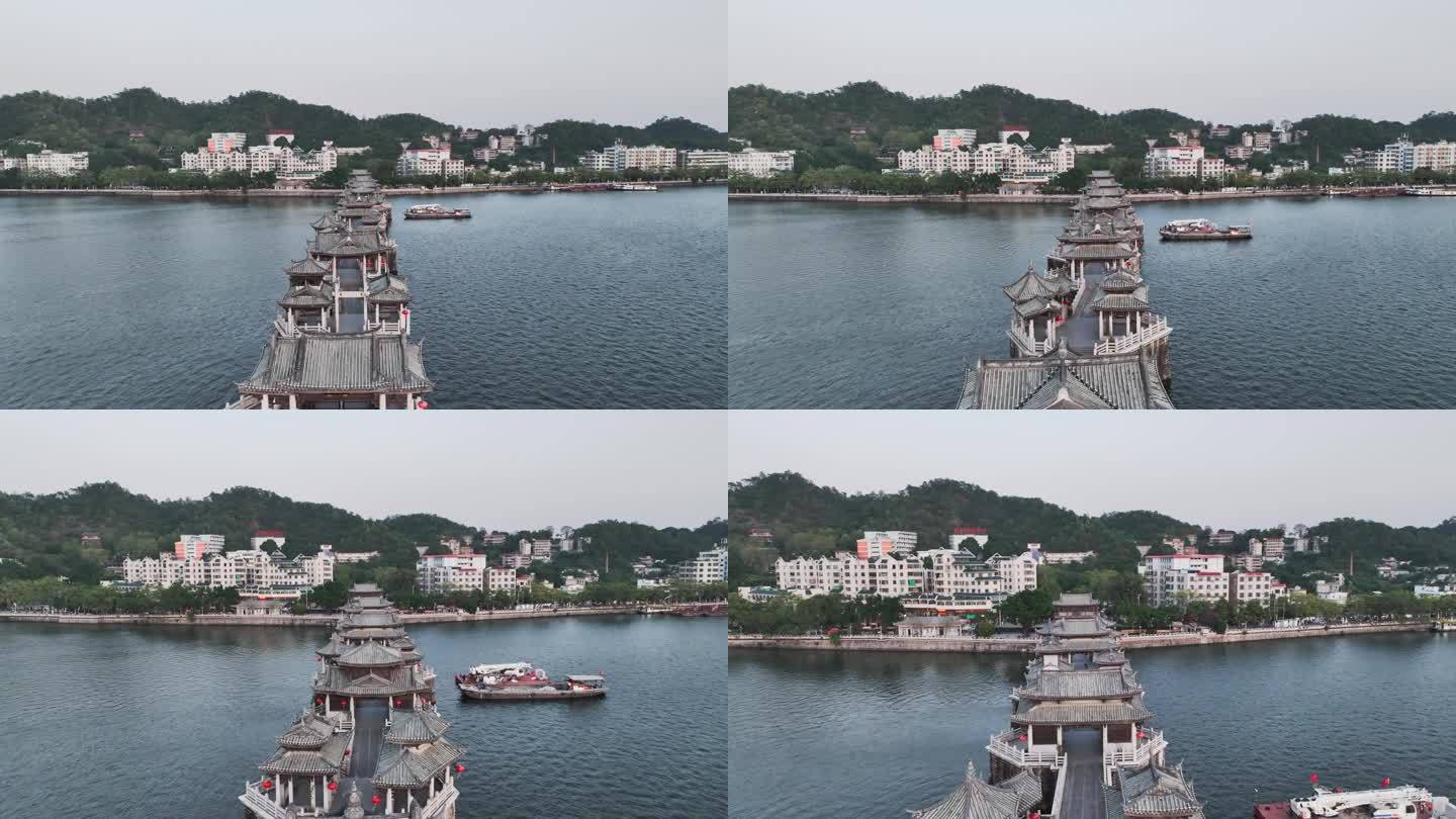 中国广东省潮州市广济桥古建筑景观