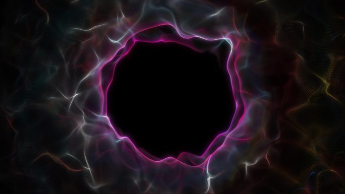 黑洞光效圆圈粒子波动7
