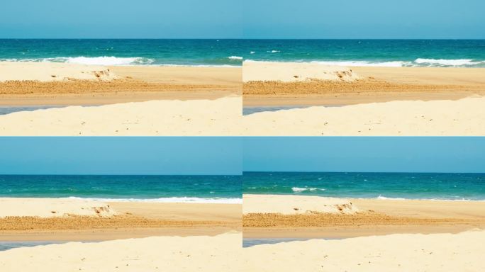 4K拍摄万宁石梅湾海滩和加井岛