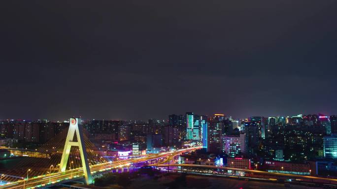 城市立交桥夜景
