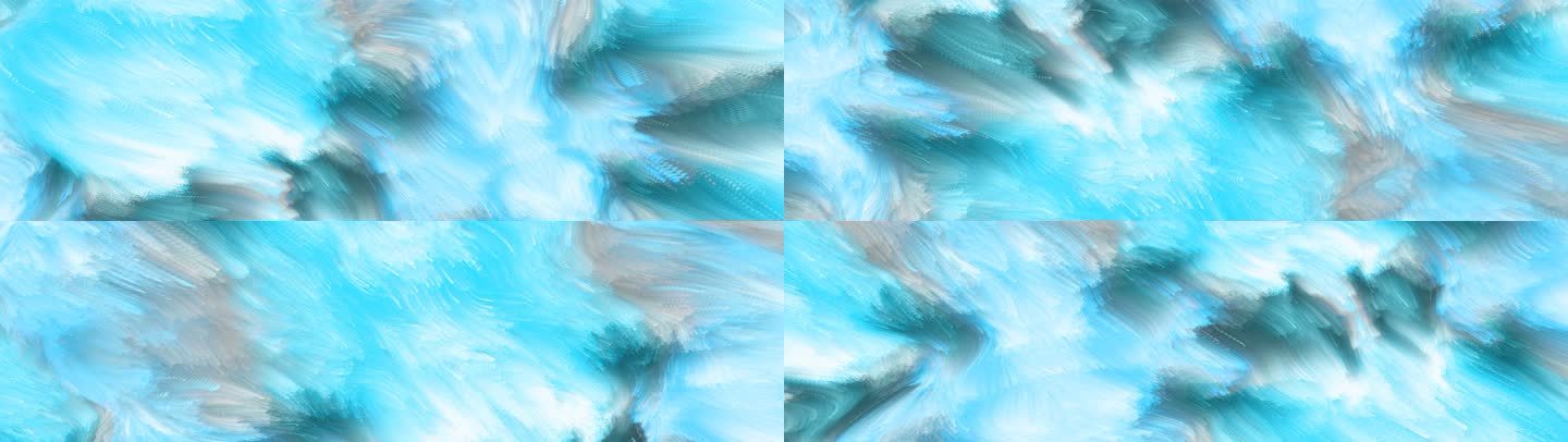 抽象海浪海洋涌动视觉艺术粒子创意短片70
