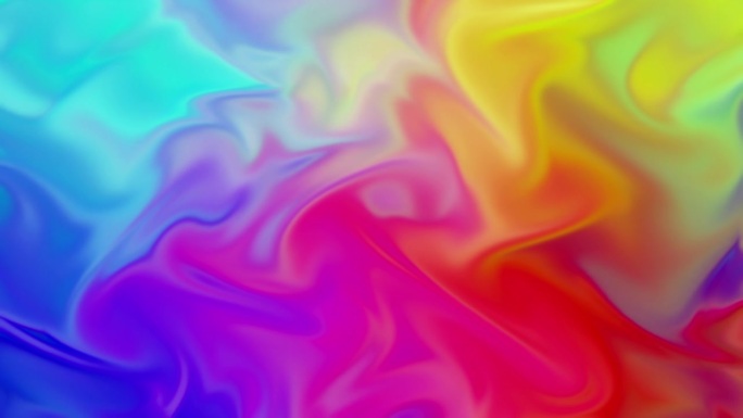 柔和的彩色背景(可循环)在明亮的颜色抽象模糊的运动