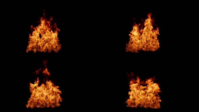 4K火焰循环燃烧