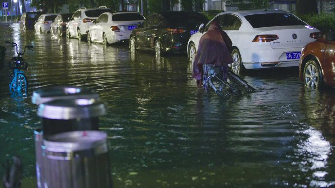 北京暴雨街道1