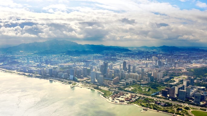 【原创4K】航拍城市风景建筑