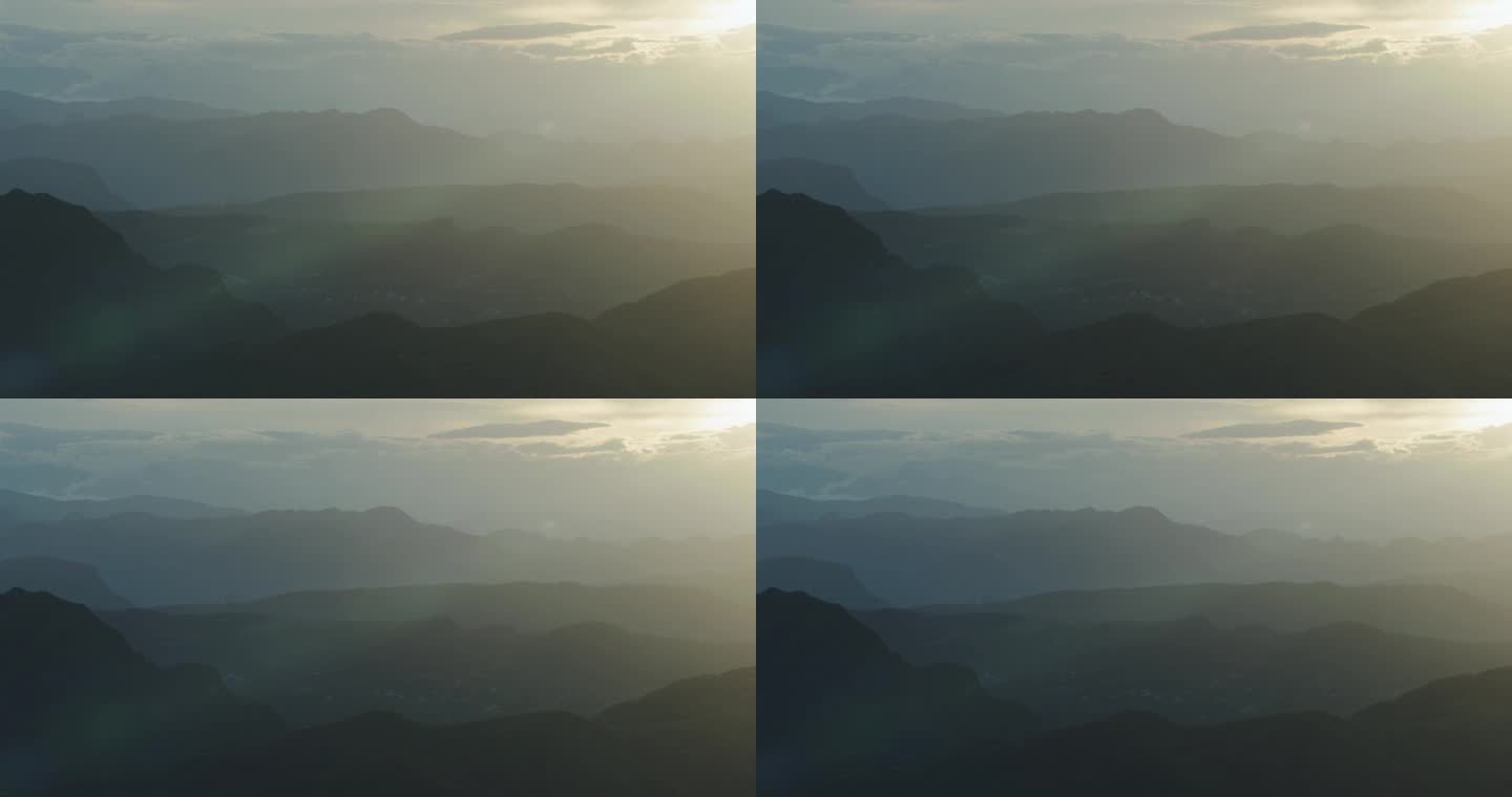 山里的日出