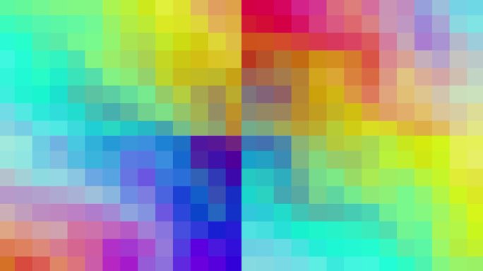 软色马赛克背景(可循环)抽象模糊运动在明亮的颜色