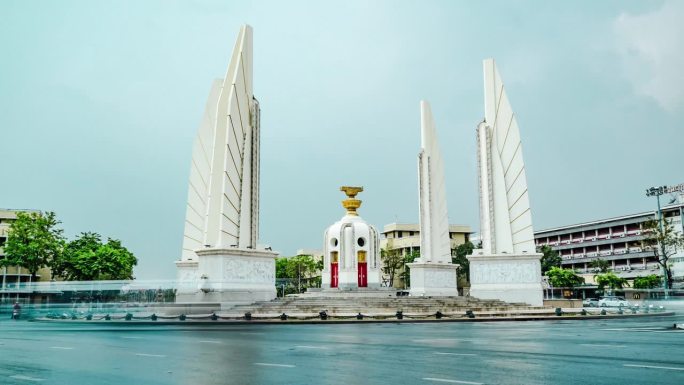 泰国曼谷的民主纪念碑