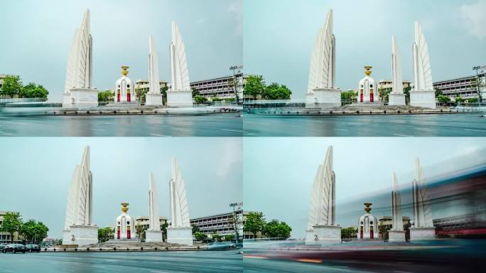 泰国曼谷的民主纪念碑