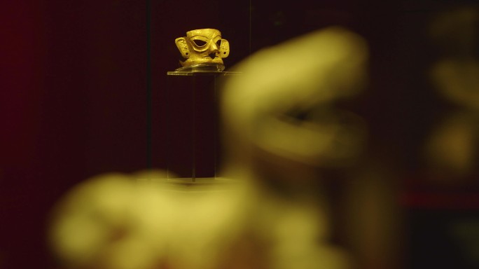 金沙博物馆之黄金面具青铜人