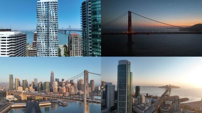 美国旧金山航拍合集