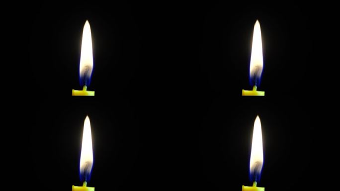 烛光下的特写镜头蜡烛烛火烛光里的妈妈祈愿